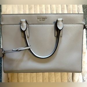 Kate Spade New York Cameron Medium Satchel Grey Purse